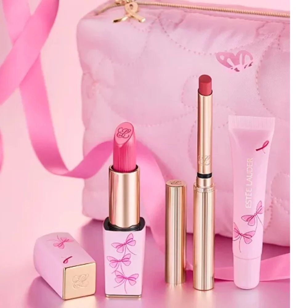 NWT Estée Lauder 4-Pc. Bouquet Of Strength Lip Set